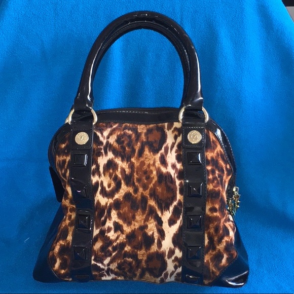 Betseyville bold leopard satchel VGUC - Picture 2 of 8